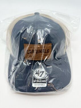 '47 Brand St. Louis Cardinals Hat Mens Blue Tan Snapback Cap Trucker Mesh New